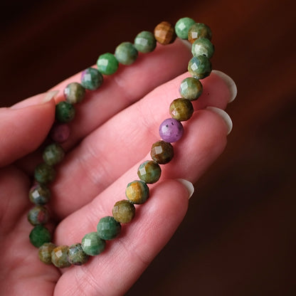 Ruby Fuchsite Bracelet | Crystal Stretch Bracelet