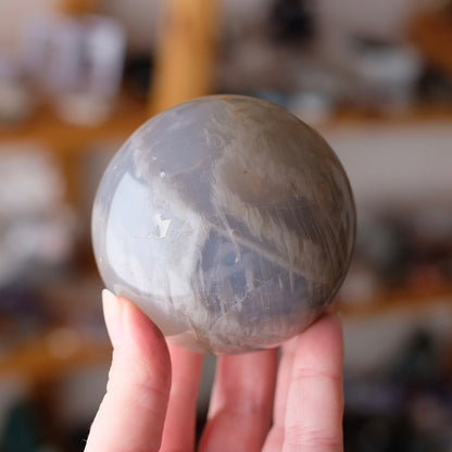 Blue Rose Quartz Sphere | Rose Quartz Crystal Sphere