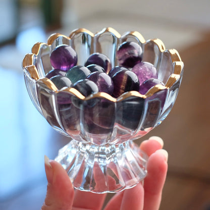 Mini Fluorite Spheres | Rainbow Fluorite Crystal Sphere