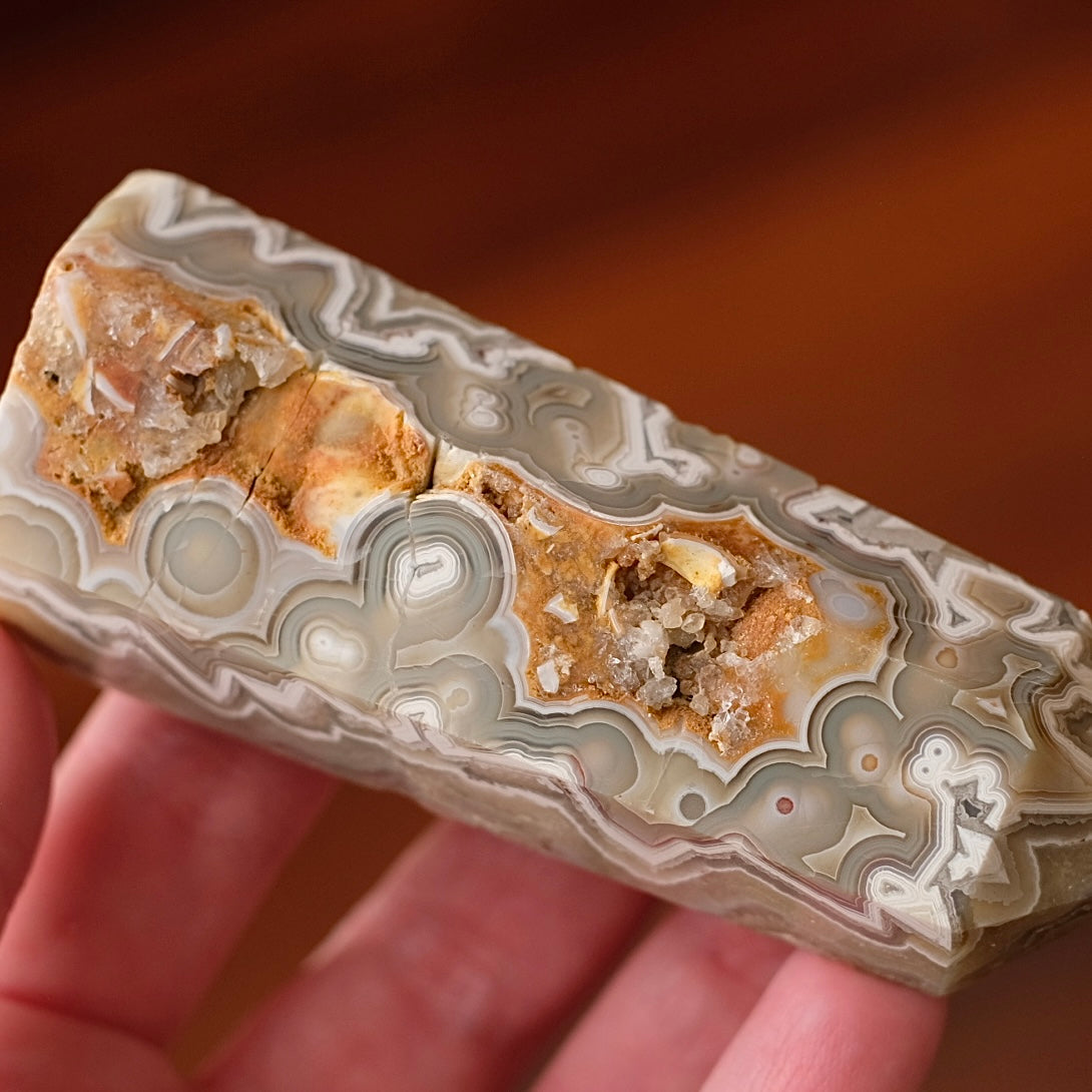 Crazy Lace Agate Tower | Lace Agate Crystal Point
