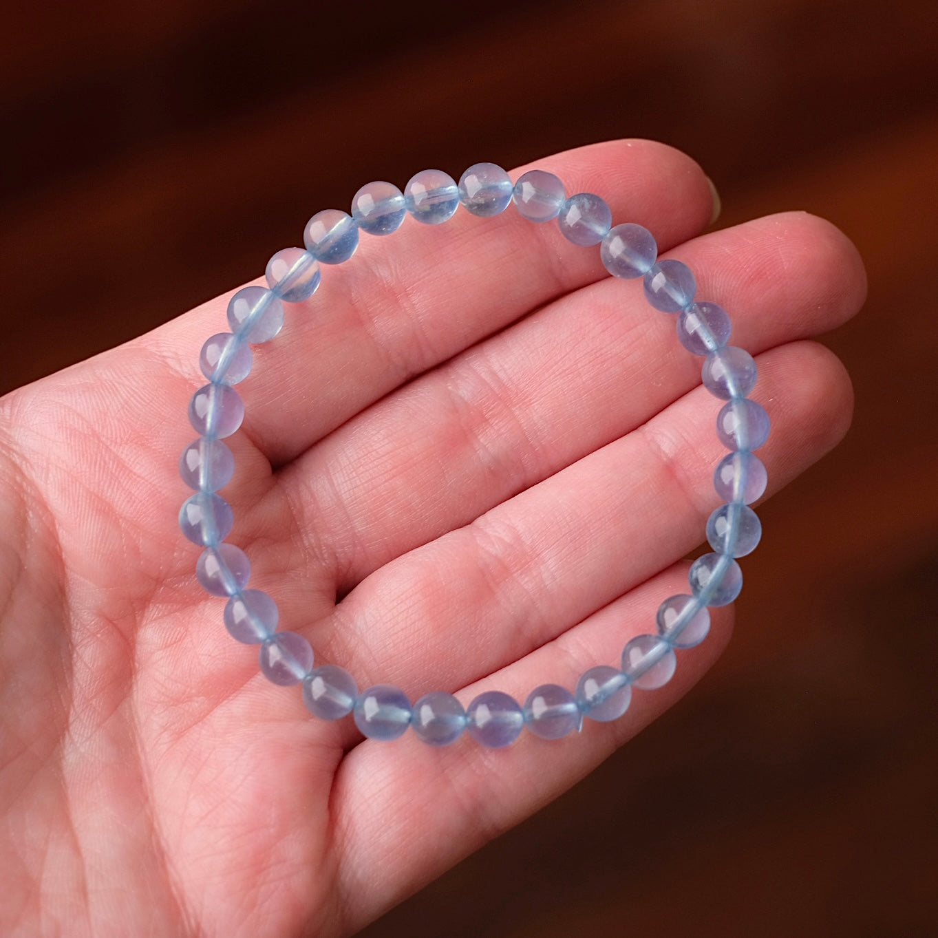 Aquamarine Bracelet | Blue Aquamarine Crystal Bracelet