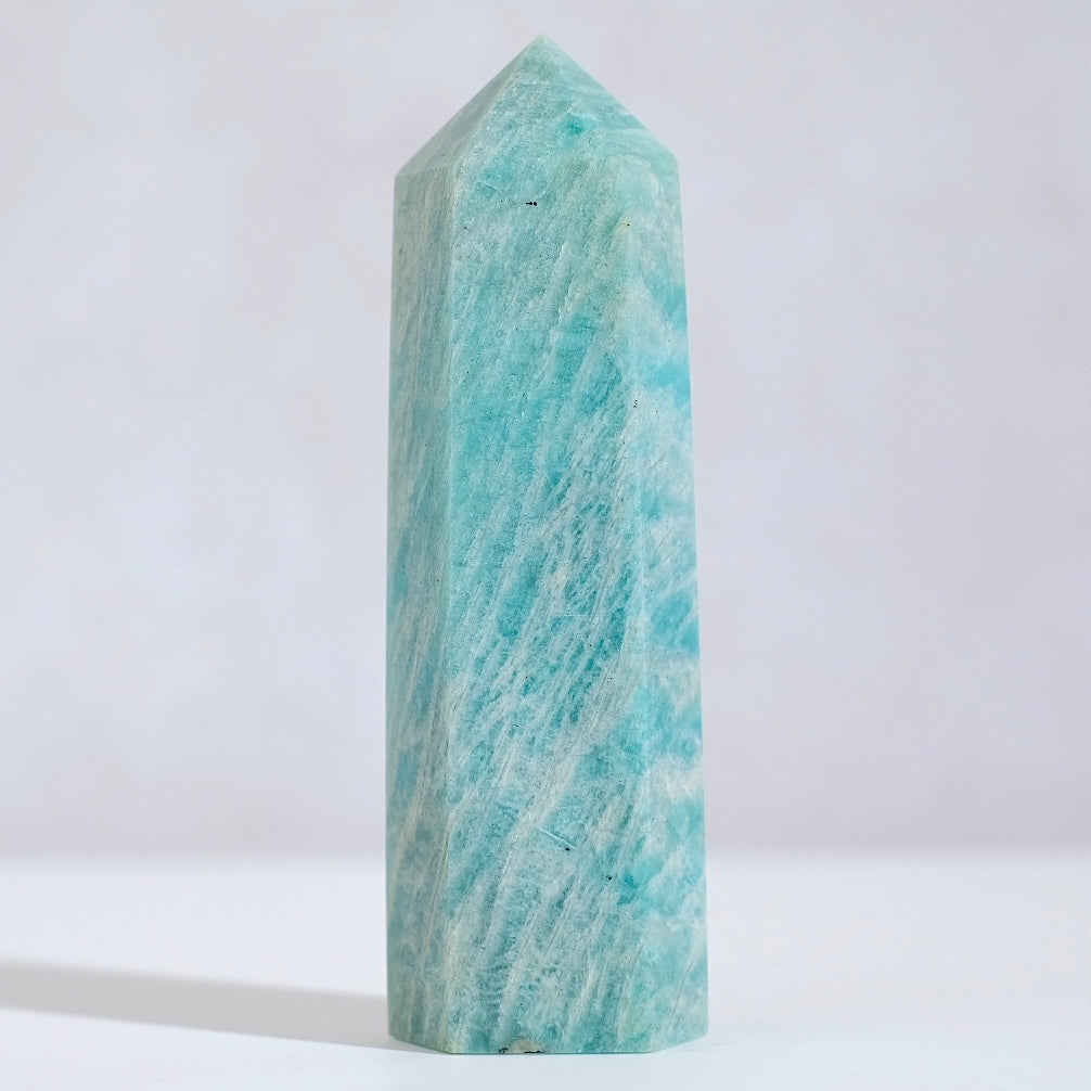 Amazonite Point | Pretty Amazonite Crystal Tower