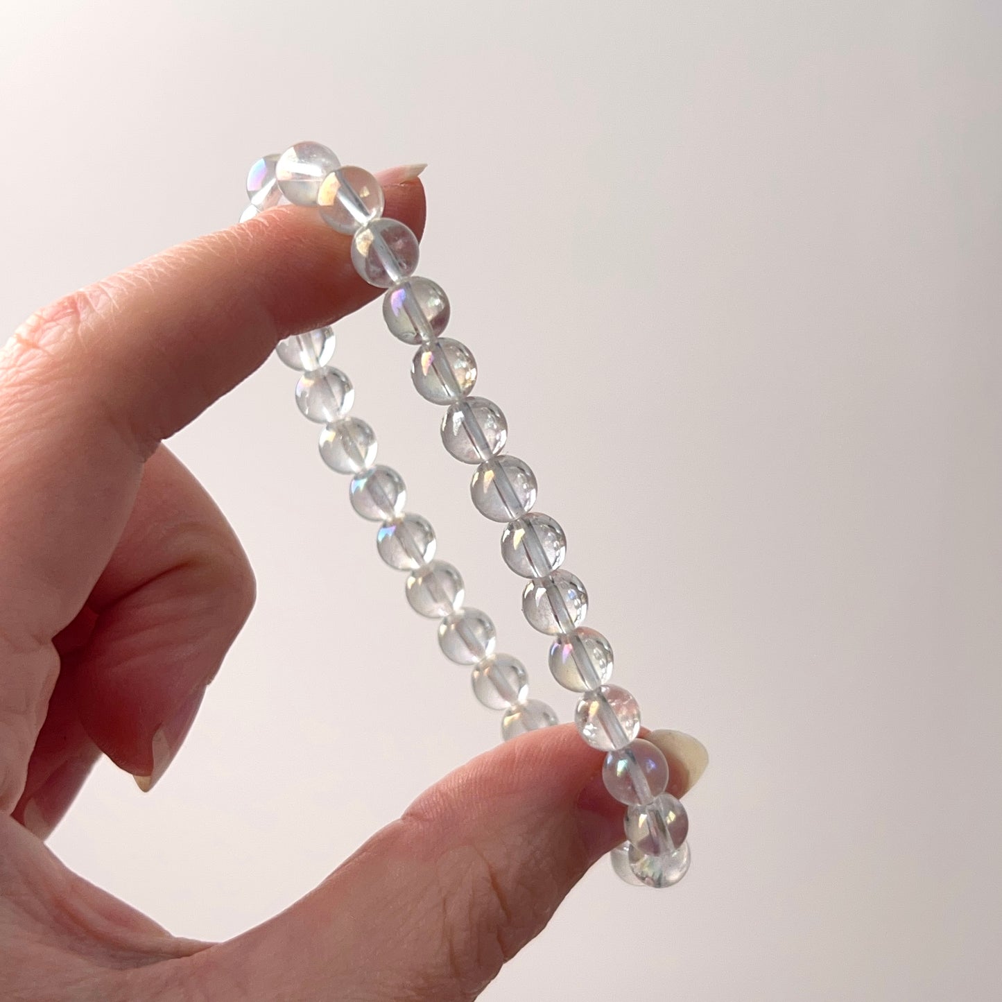 Angel Aura Quartz Bracelet | Crystal Stretch Bracelet