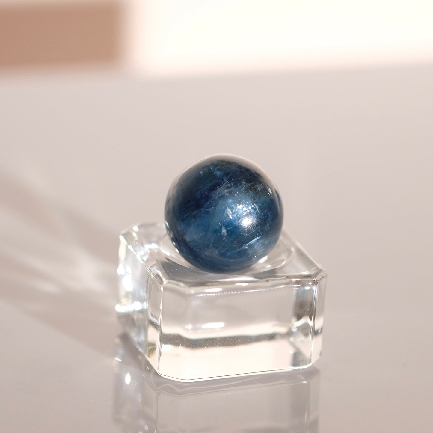 Gem Blue Kyanite Sphere | Mini Kyanite Crystal Sphere