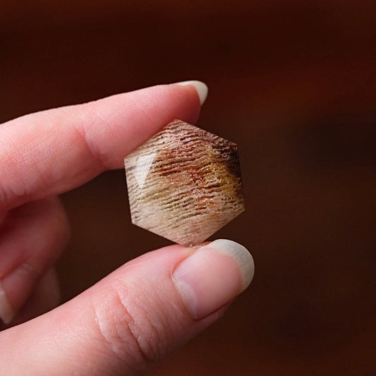 Thousand Layer Quartz Hexagon | Crystal Jewel | Star of David