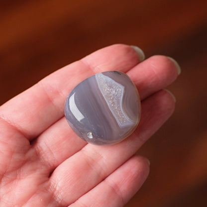 Agate Pocket Stone | Quartz + Agate Crystal Tumble