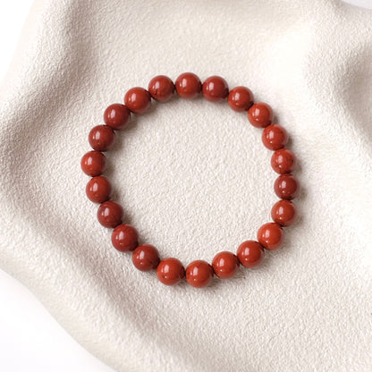 Red Jasper Bracelet | Crystal Stretch Bracelet