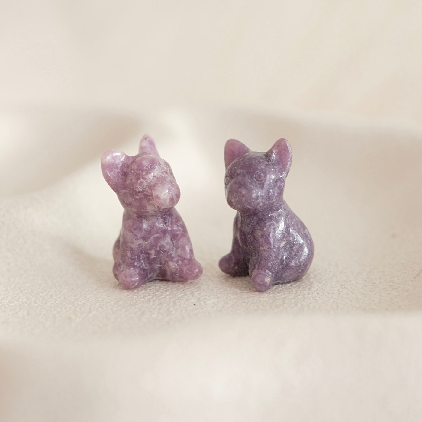 French Bulldog Crystal Carvings | Mini Crystal Dog