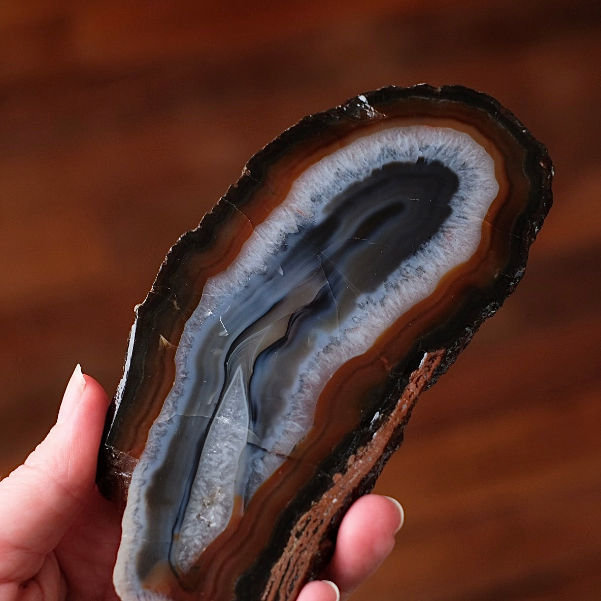 Carnelian Slab | Polished Carnelian Crystal Slice