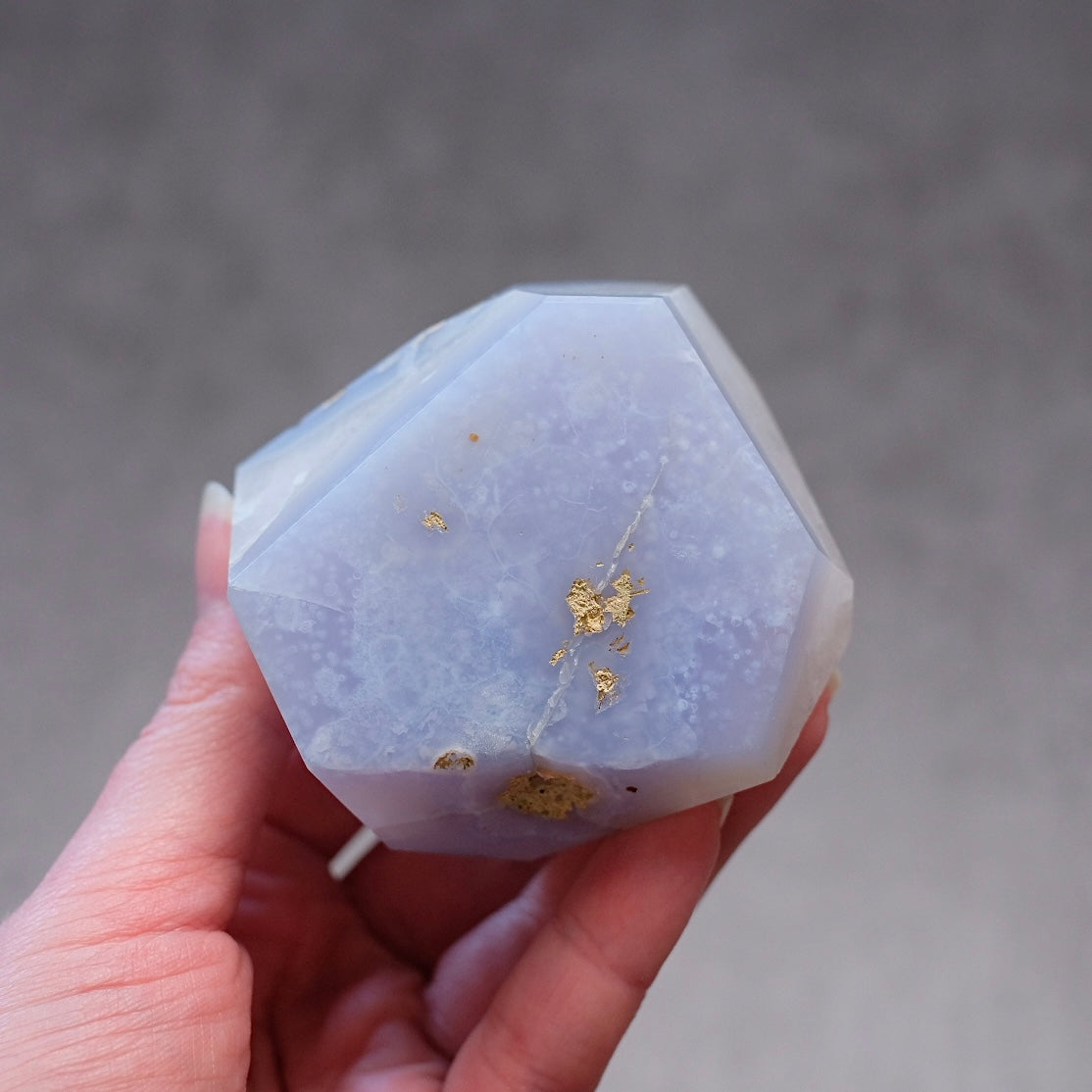 Blue Lace Agate + Quartz Freeform | Blue Lace Agate Crystal
