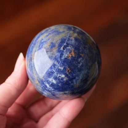 Rare Sodalite + Cancrinite Sphere | Sodalite Crystal Sphere