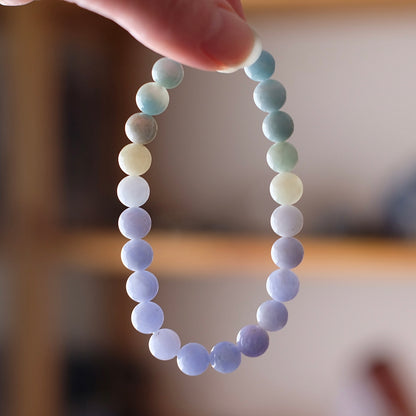 Hackmanite Bracelet | UV Reactive Crystal Stretch Bracelet