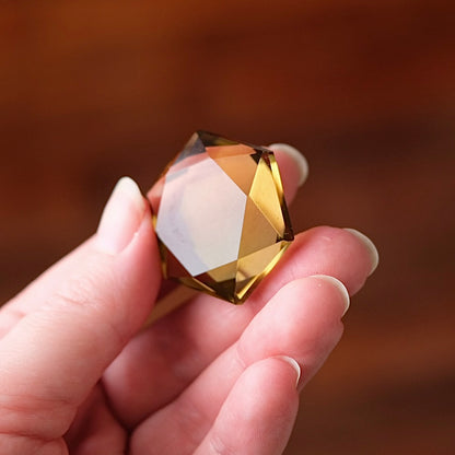 Citrine Hexagon | Crystal Jewel | Star of David