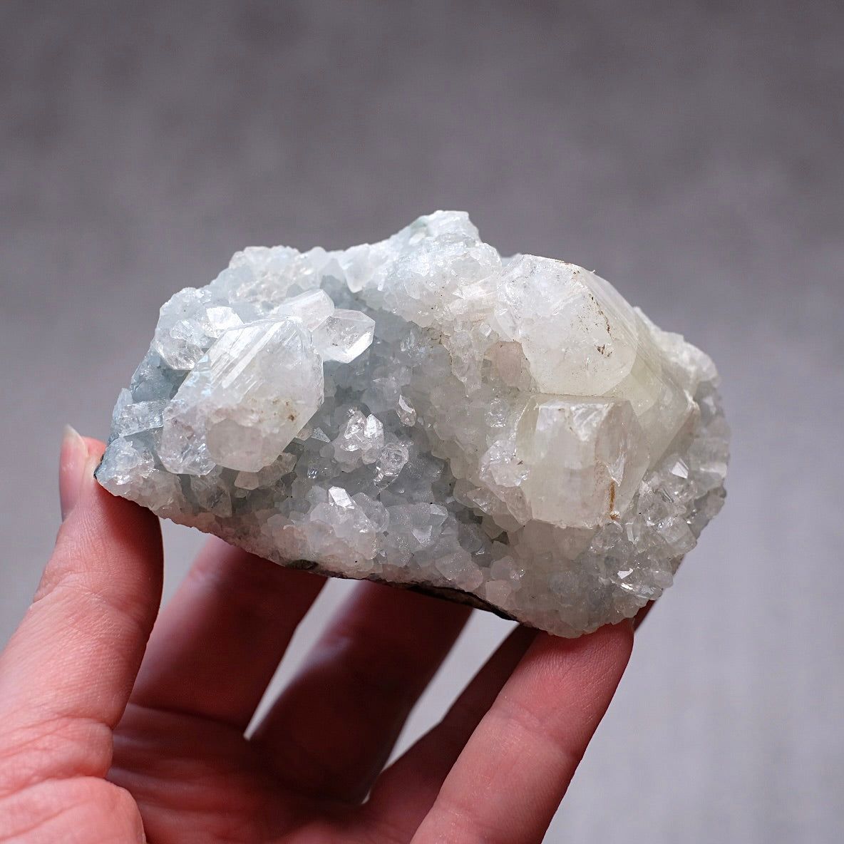 Apophyllite Cluster | Raw Apophyllite Crystal Cluster