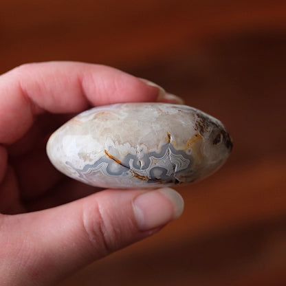 Grey Crazy Lace Agate Palm | Mexican Crazy Lace Crystal Palm