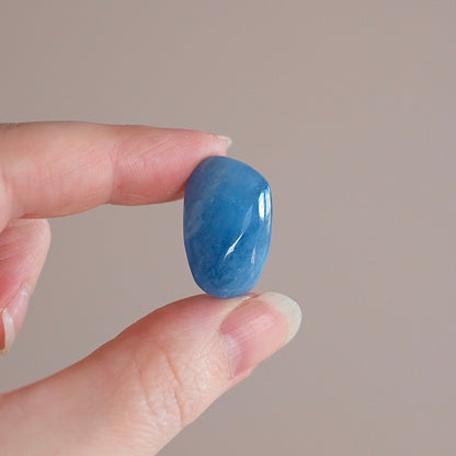 Aquamarine Tumble | Blue Beryl Tumbled Crystal
