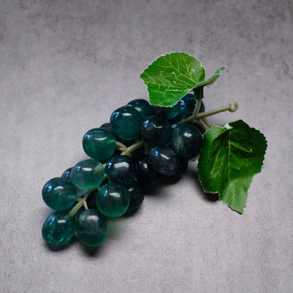 Fluorite Grape Bunch | Unique Artificial Crystal Grapes