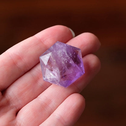 Amethyst Hexagon | Crystal Jewel | Star of David