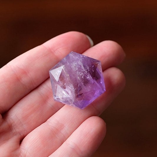 Amethyst Hexagon | Crystal Jewel | Star of David