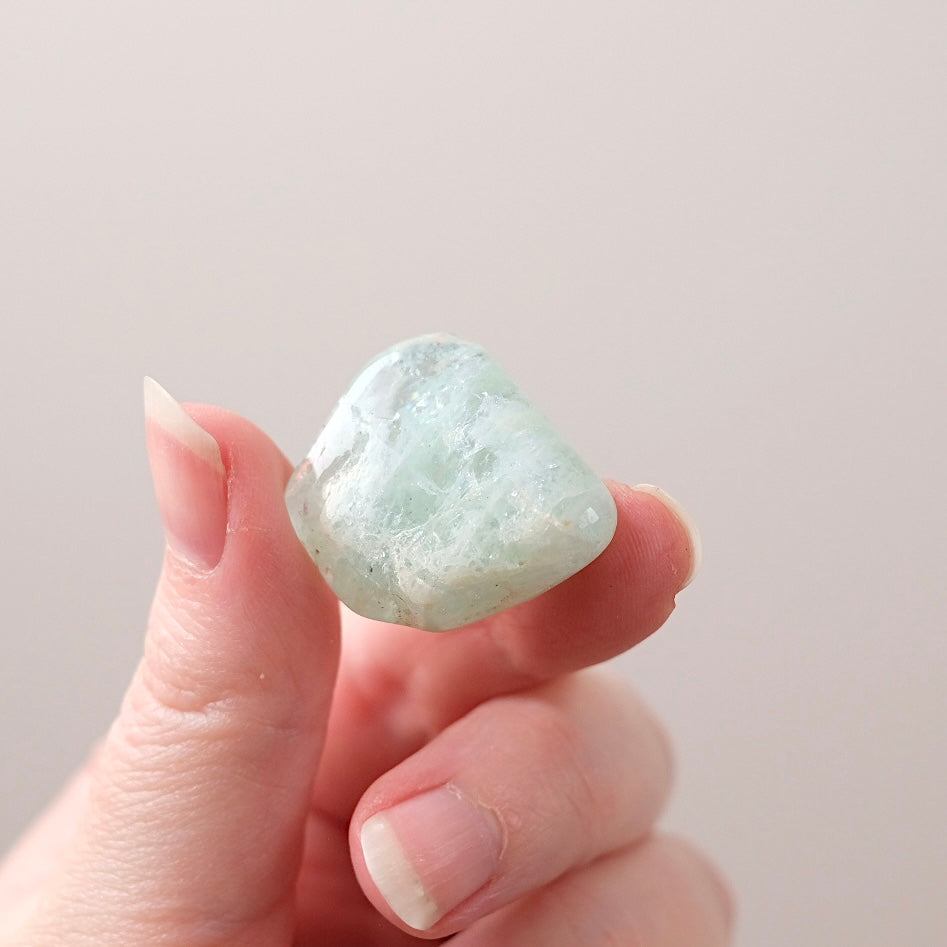 Australian Aquamarine Tumble | Polished Aquamarine Crystal