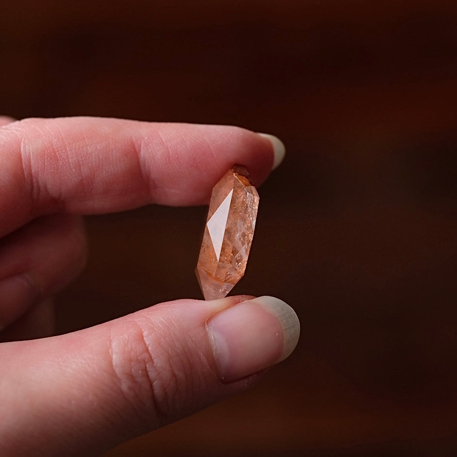 Fire Quartz Hexagon | Crystal Jewel | Star of David