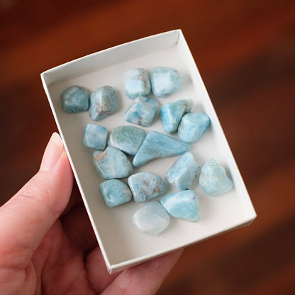 Larimar Crystal Pebbles | High Quality Larimar Chips