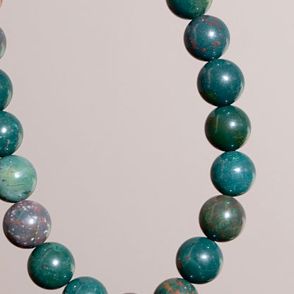 Bloodstone Bracelet | Heliotrope Crystal Bracelet