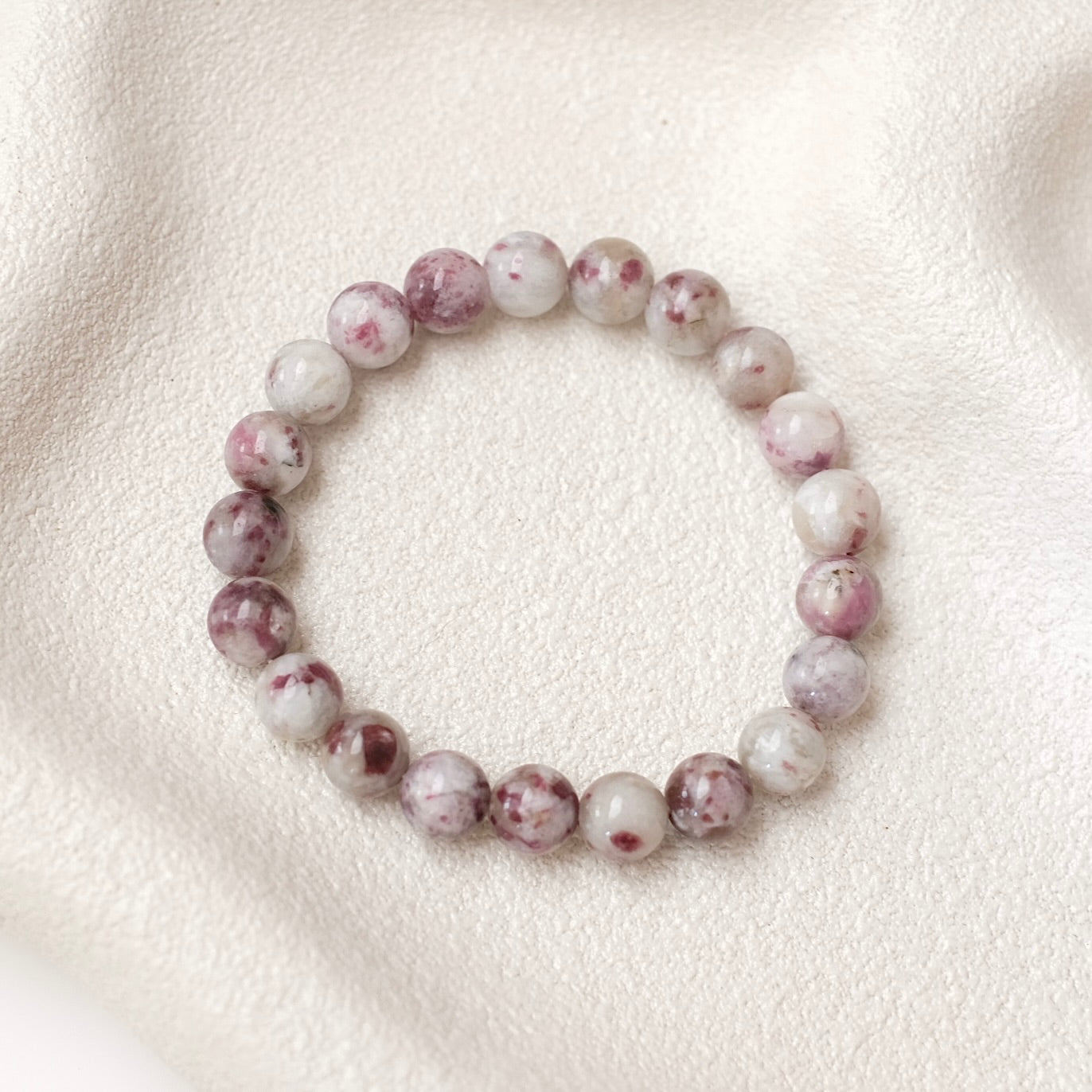 Rubellite Tourmaline Bracelet | Rubellite Crystal Bracelet