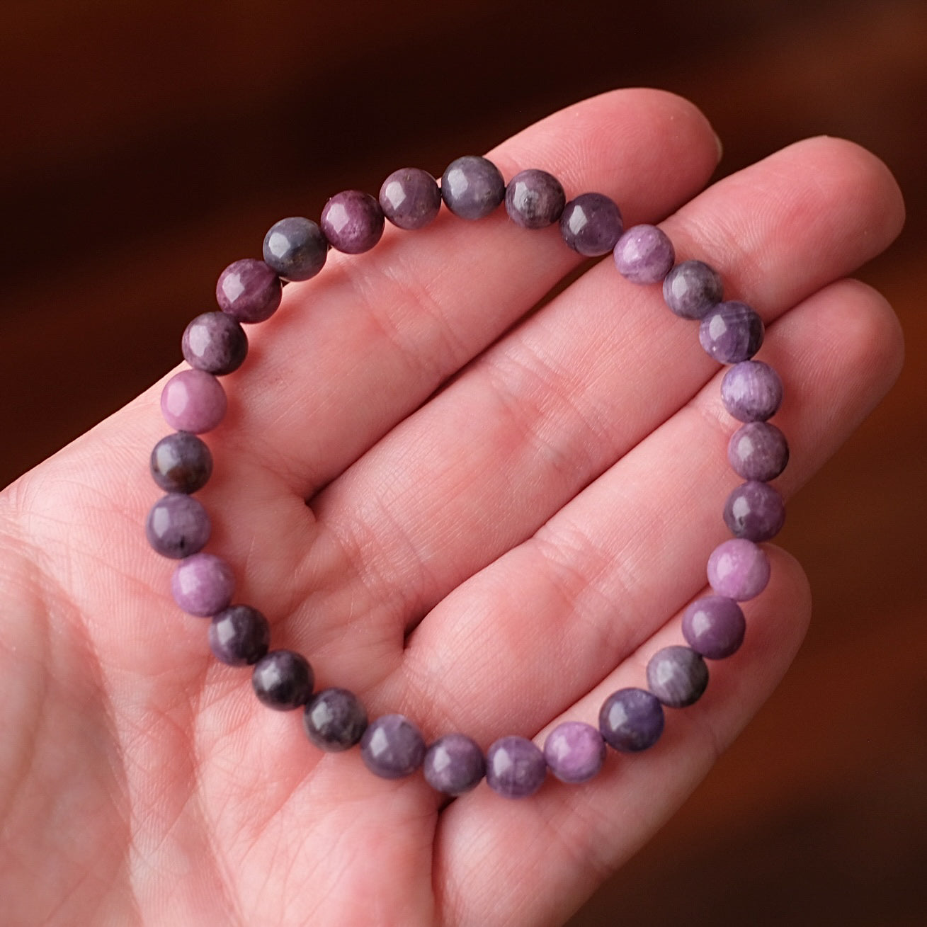 Natural Ruby Bracelet | Ruby Crystal Stretch Bracelet