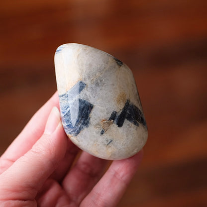 Kyanite in Quartz Freeform | Polished Blue Kyanite