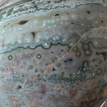 Sea Jasper Egg | Jasper Crystal Egg Carving