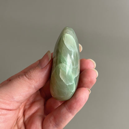 Garnierite Palm | Green Moonstone Crystal Palm Stone