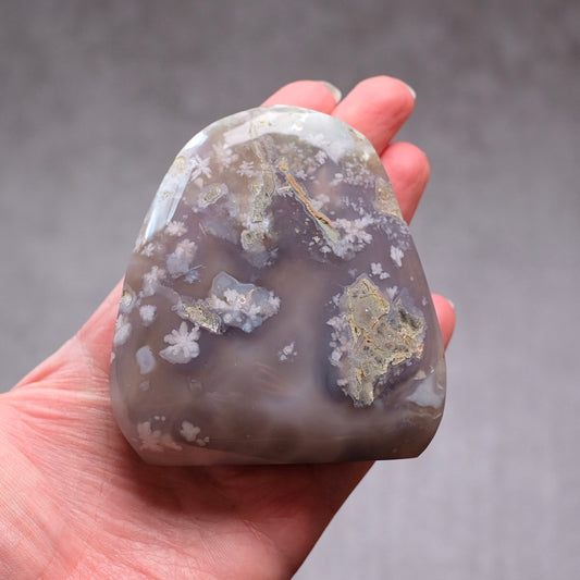 Flower Agate Freeform | Polished Crystal Freeform