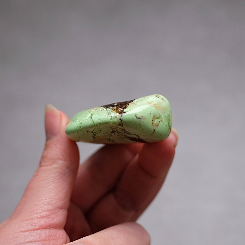 Lime Magnesite | Lemon Chrysoprase Crystal Freeform