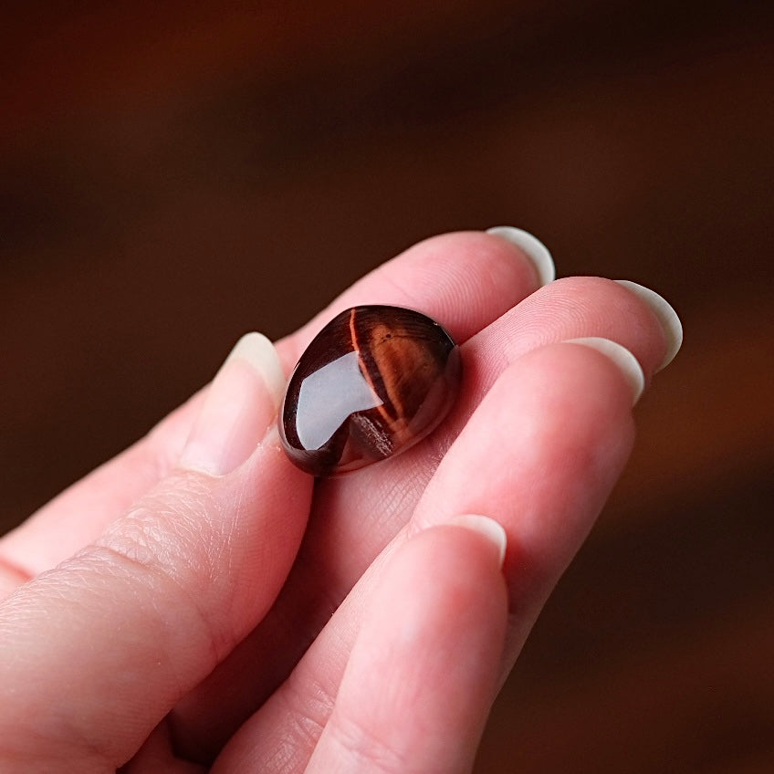 Red Tigers Eye Heart | Mini Tiger Eye Crystal Heart