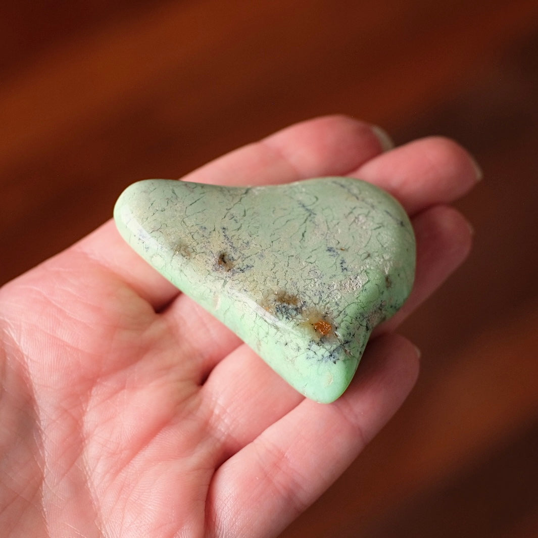 Lime Magnesite | Lemon Chrysoprase Crystal Freeform