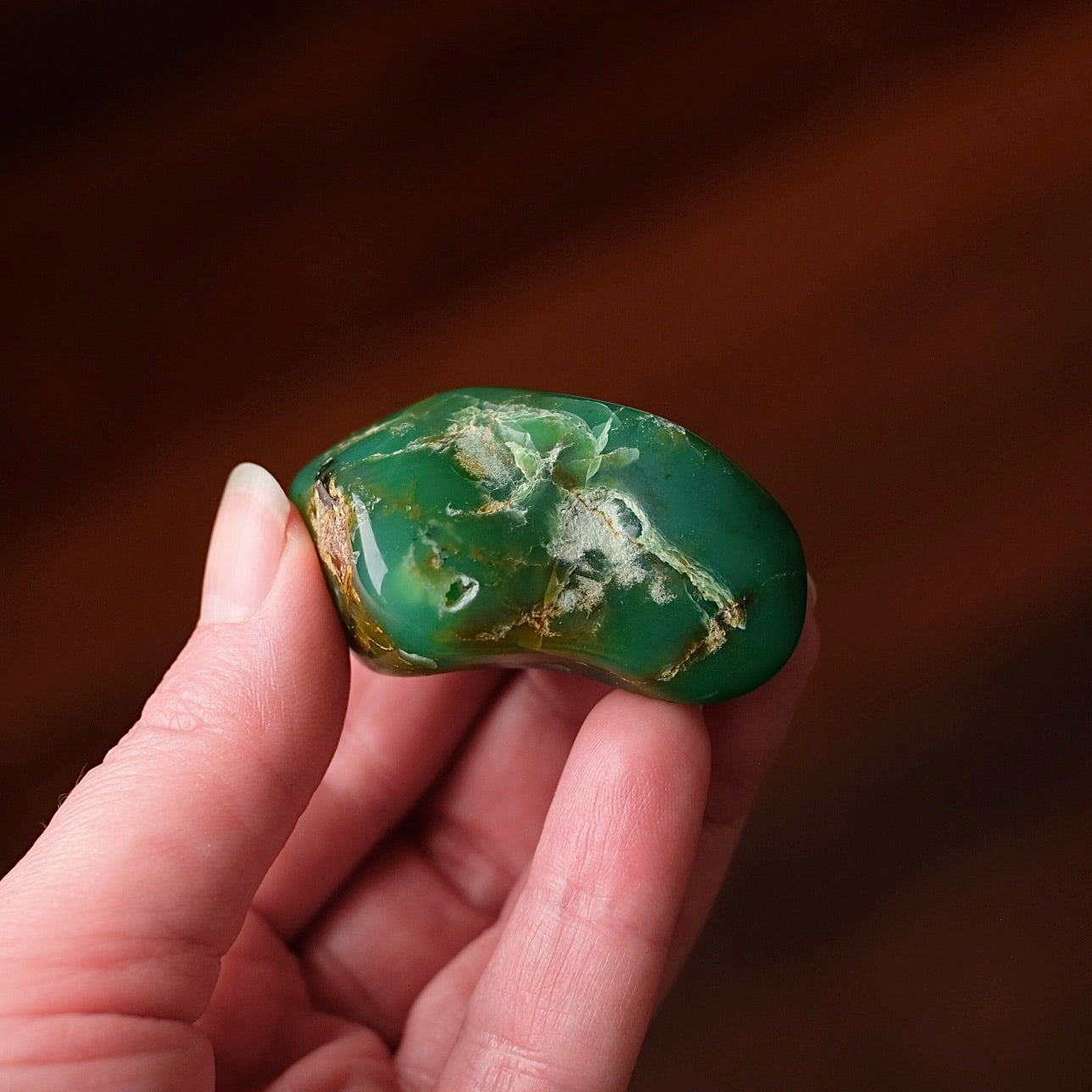 Australian Chrysoprase Freeform | Polished Chrysoprase Crystal