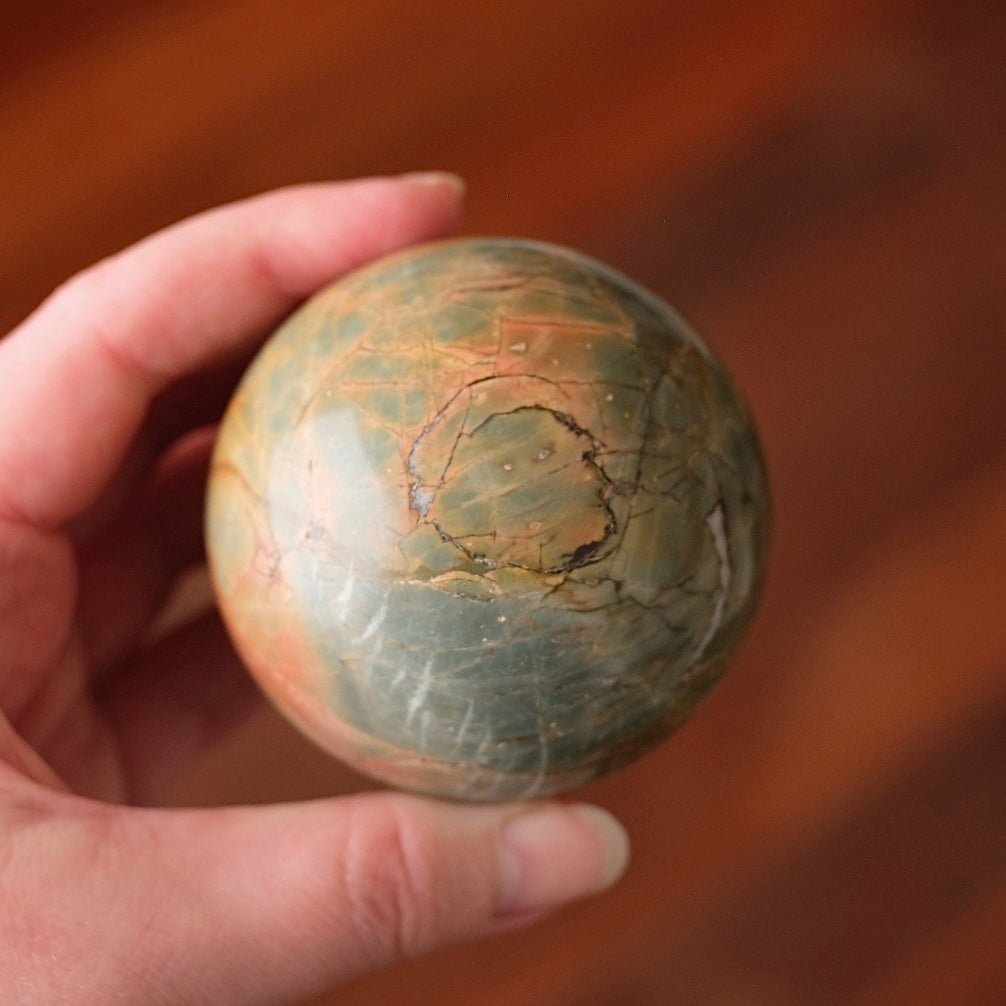 Cherry Creek Jasper Sphere | Jasper Crystal Sphere