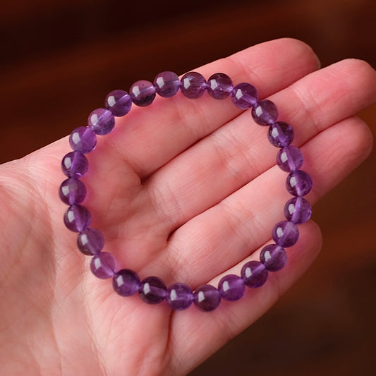 Amethyst Bracelet | Purple Amethyst Crystal Bracelet