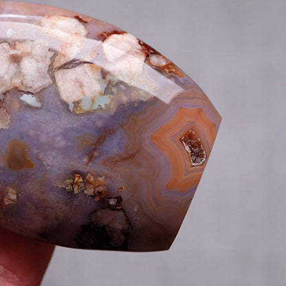 Flower Agate Freeform | Pretty Flower Agate Crystal Flame