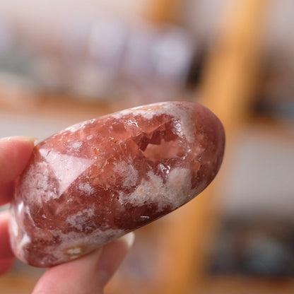 Raspberry Pink Amethyst Geode | Polished Pink Amethyst Crystal Specimen 14
