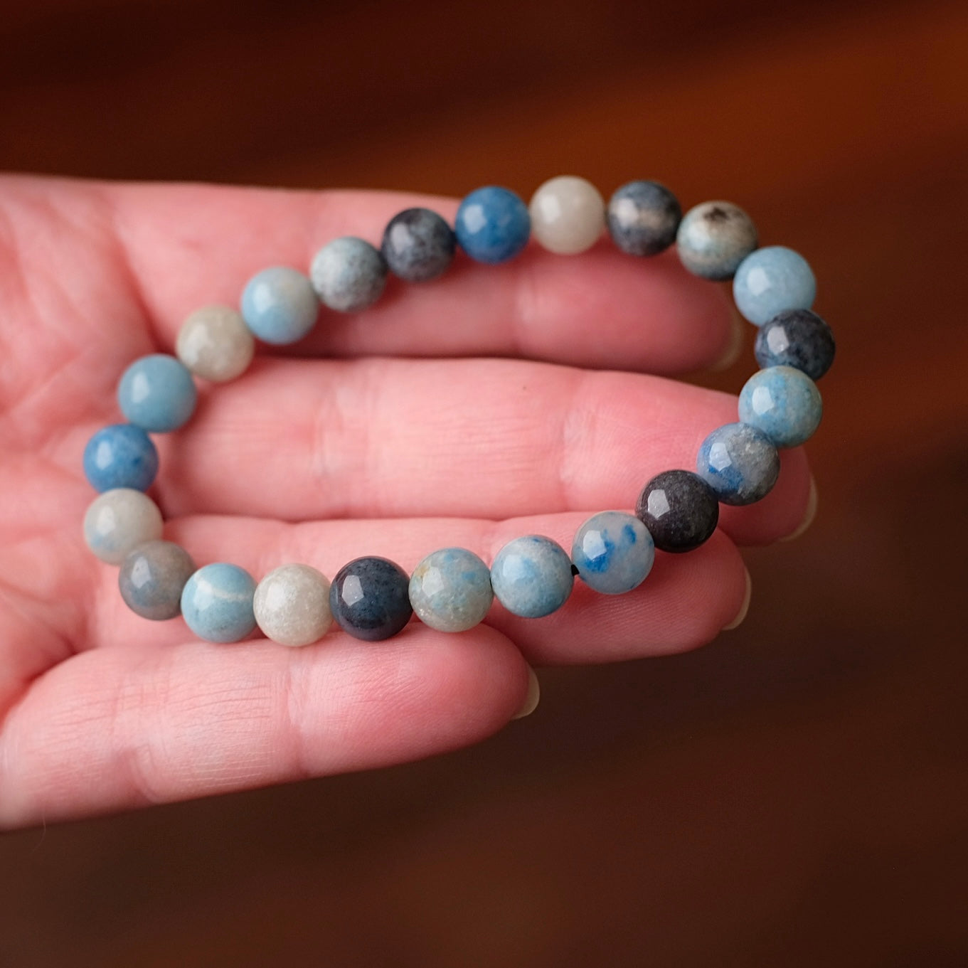 Trolleite Bracelet | Blue Trolleite Crystal Bracelet