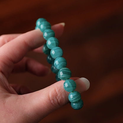 Amazonite Bracelet | Russian Amazonite Crystal Stretch Bracelet