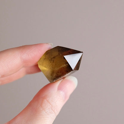 Rare Harlequin Citrine Point | Natural Cognac Citrine Crystal Tower