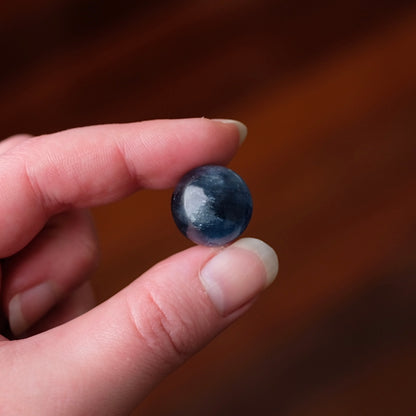 Gem Blue Kyanite Sphere | Mini Kyanite Crystal Sphere