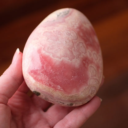 Rhodochrosite Freeform | Polished Rhodochrosite Crystal H