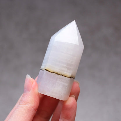 Pink Mangano Calcite Point | Pink Calcite Tower