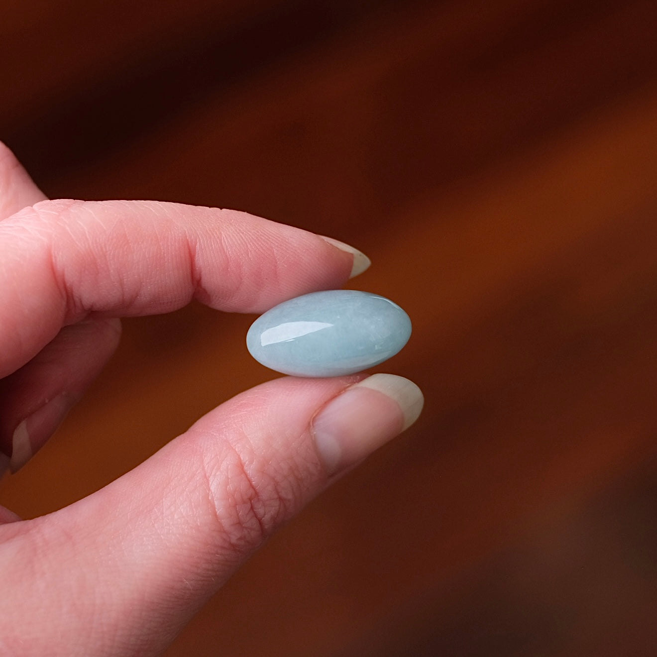 Aquamarine Heart | Blue Aquamarine Crystal Heart