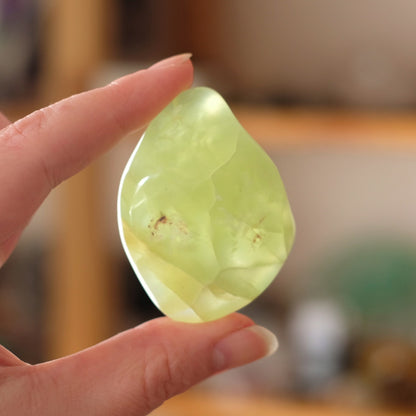 Australian Prehnite Freeform | Polished Prehnite Crystal