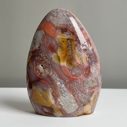 Pink Ibis Jasper Freeform | Brecciated Jasper Polished Freeform